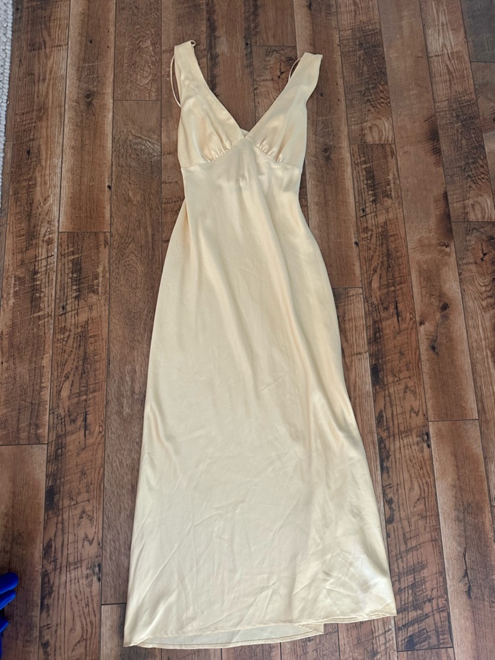 Abercrombie & Fitch Pale Yellow Maxi Dress
